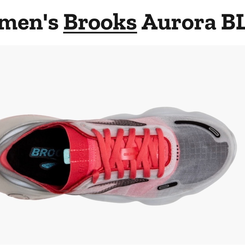 NIB Brooks Women's Aurora Running Shoes Womens Medium B DNA Loft V3 Pink - Picture 10 of 11